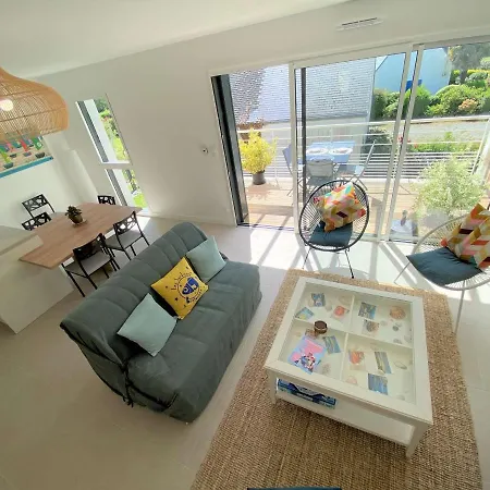 Duplex Lumineux A Benodet: Et Thalasso A Pied, Terrasse, Parking Et Abri Velo Inclus - Fr-1-481-117